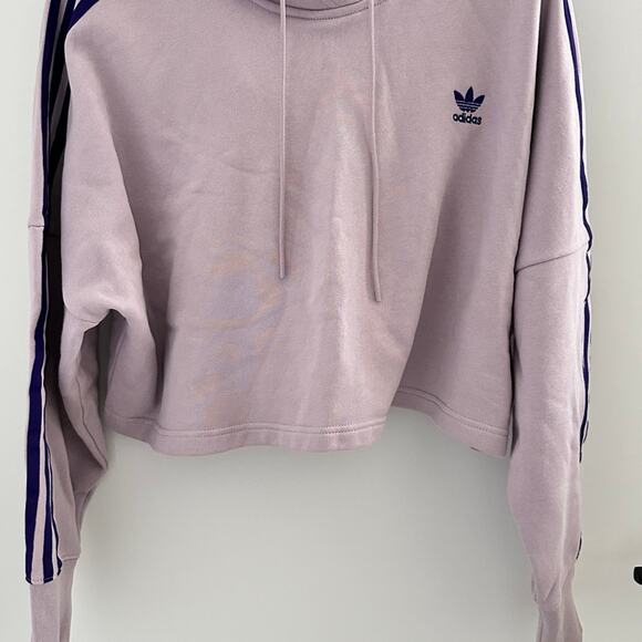 Addidas Cropped Hoodie, Size S - Picture 3 of 5